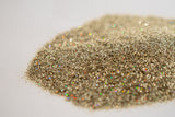 holographic glitter, cosmetic grade glitter, gold glitter, fine glitter