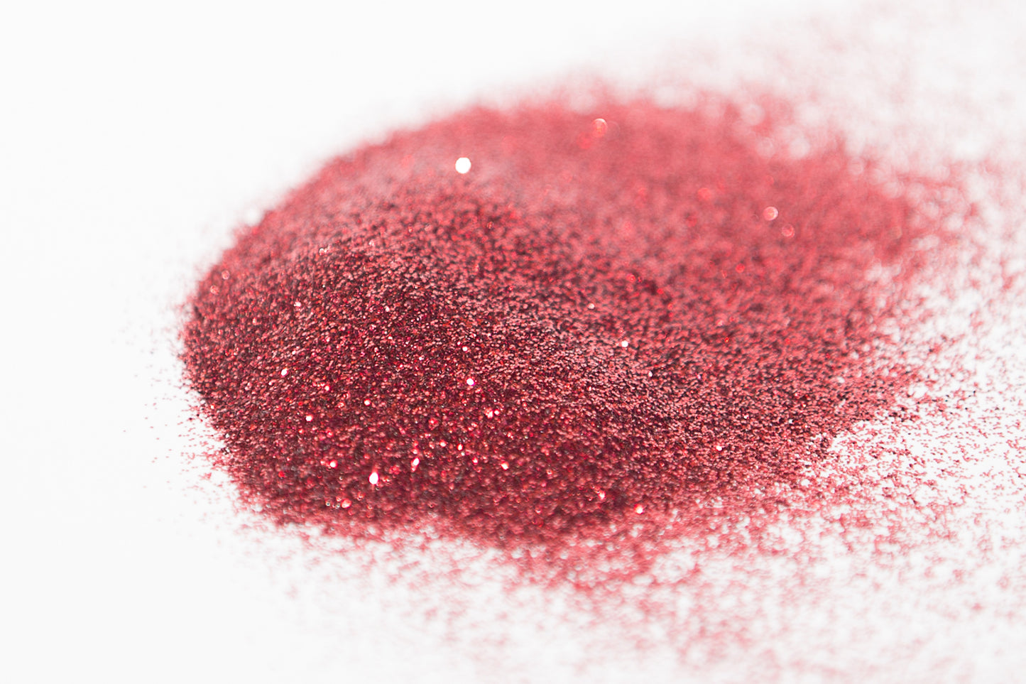 metallic glitter, fine glitter, red glitter