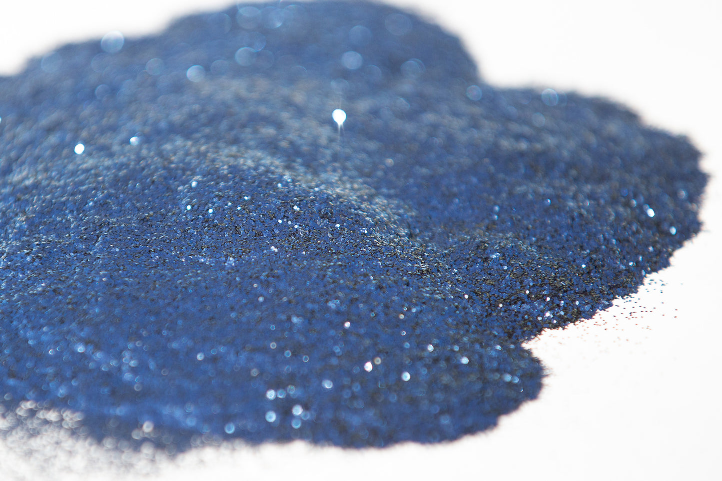 metallic glitter, fine glitter, blue glitter