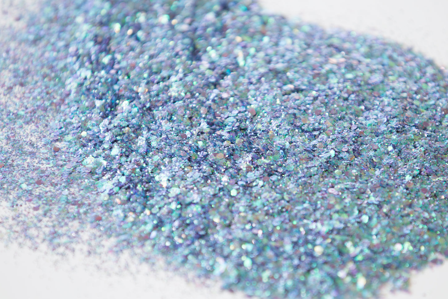 Chunky purple glitter custom mix, Opalescent shift glitter