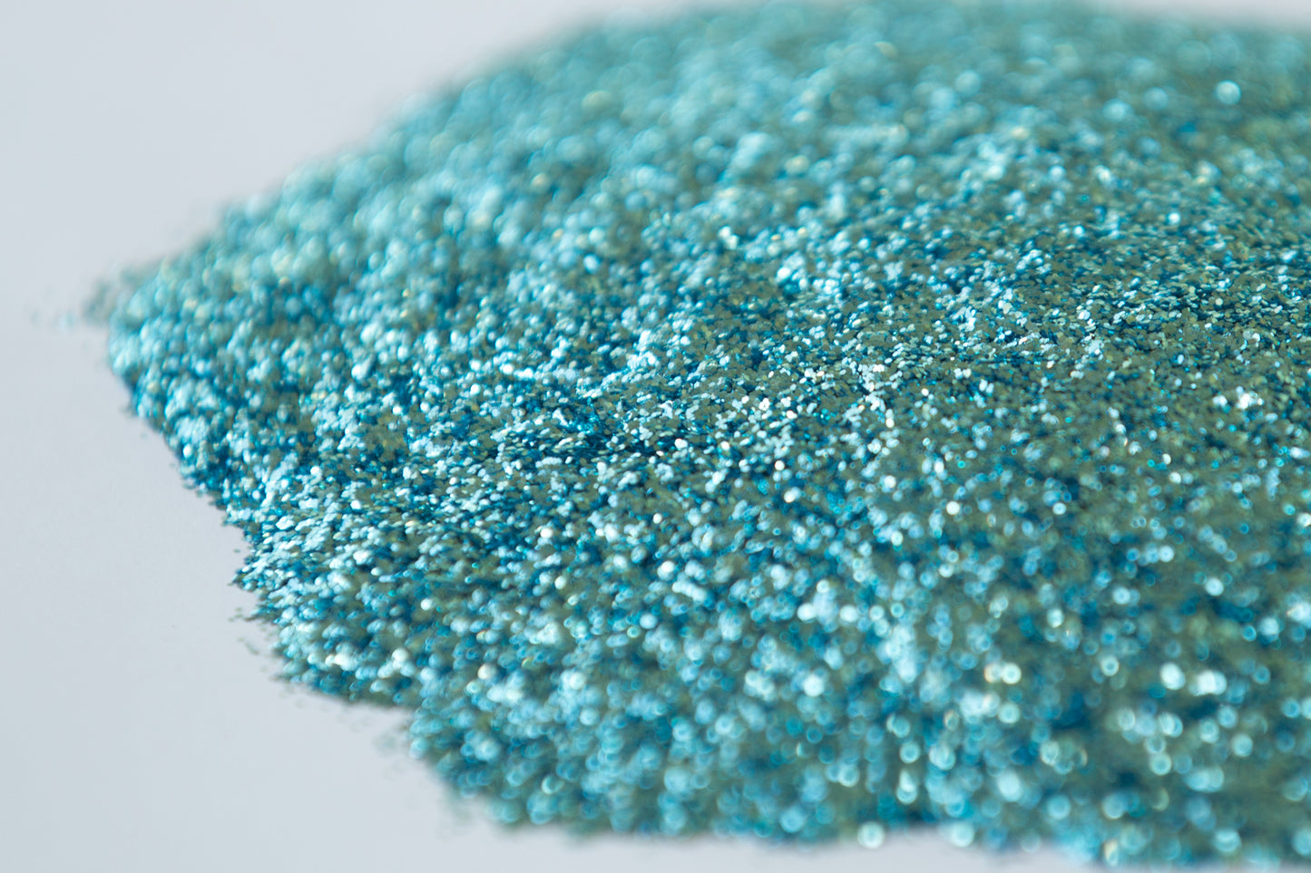 metallic glitter, fine glitter, blue glitter
