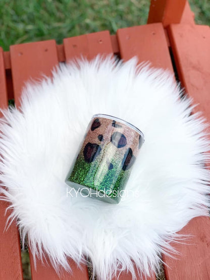 metallic glitter, fine glitter, green glitter