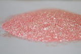 custom glitter mix, pink glitter, iridescent glitter, pearlescent glitter