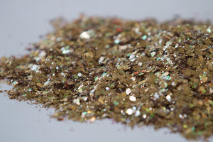 metallic glitter, iridescent glitter, custom chunky glitter mix