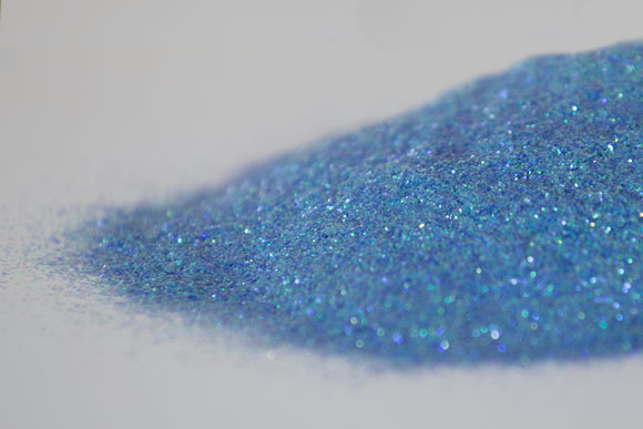Iridescent glitter, blue glitter, fine glitter