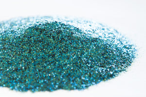 metallic glitter, custom mix glitter, blue glitter, green glitter