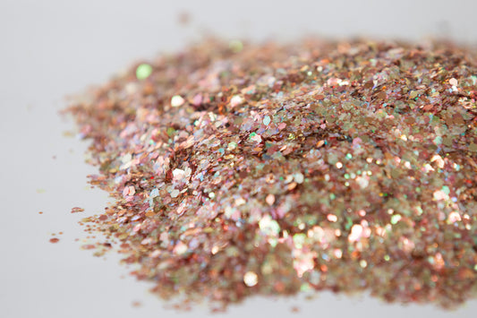 iridescent glitter, metallic glitter, chunky glitter, custom mix glitter