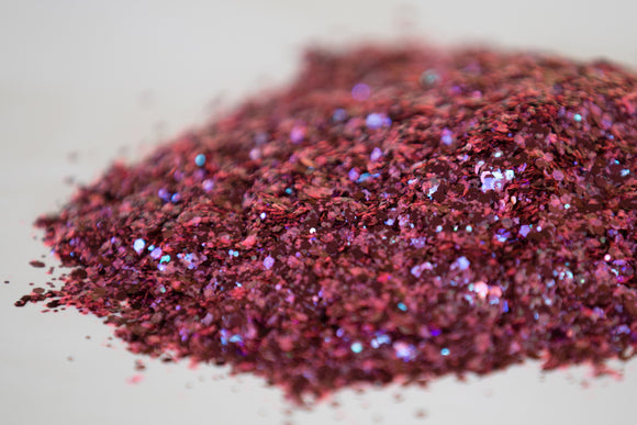 metallic glitter, iridescent glitter, chunky glitter, custom glitter, purple glitter