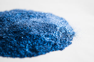 blue fine metallic glitter
