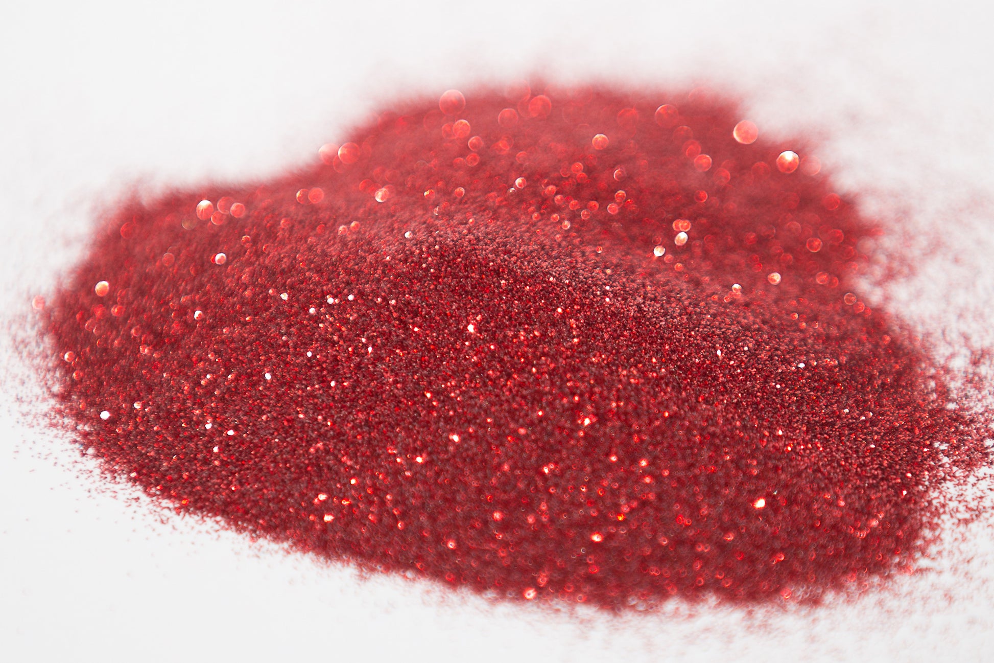metallic glitter, red glitter, fine glitter