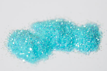 iridescent glitter, fine glitter, blue glitter